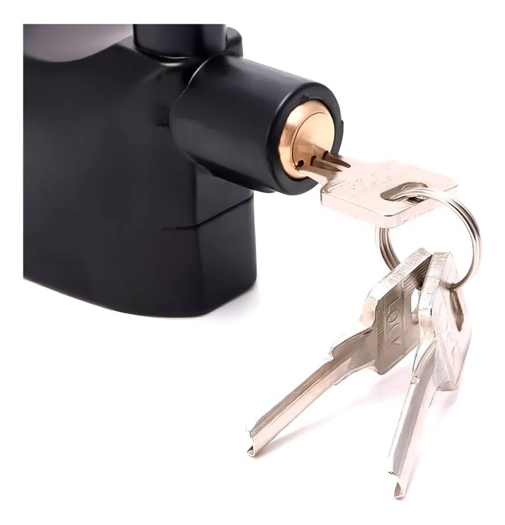 Cadenas de sécurité doté d'une alarme